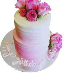 2-Tier Ombre Cake with Buttercream Icing, My Little Cupcake Neutral Bay