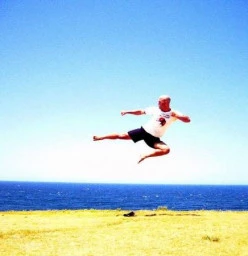 Jumping Flying Side Kick