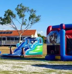 Infkatable fun for back yards or fundraisers