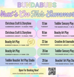 summer holiday art sessions