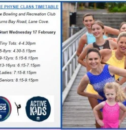 Lane Cove Physical Culture Lane Cove 1