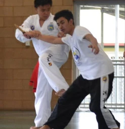Self defence against a knife attack