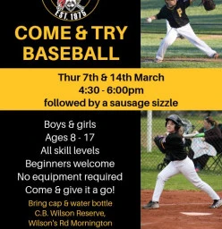 Mornington Pirates Baseball Club Mornington 1
