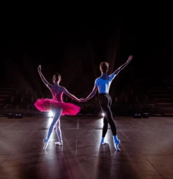 Male and Female Ballet Students enjoy access to our home theatre