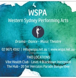 Dance Class Blacktown, Acting Classes Blacktown, Music Theatre Blacktown, WSPA, Western Sydney Performing Arts
