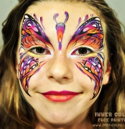 butterfly face painting