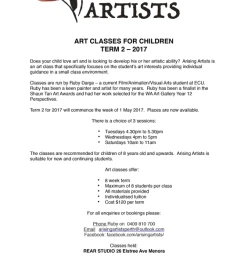 TERM 2 FLYER