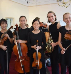 Young musicians from our senior orchestra