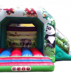 Jungle Jumping Castle available for hire from Jump A Lot