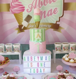 Dream a little Dream Vintage Icecream parlour party