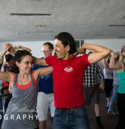 Salsa dancing