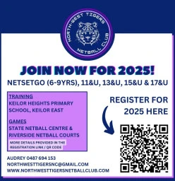 North-West Tigers Netball Club Keilor East 1