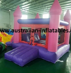 pink jumping castle combo