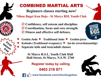 Nihon Bugei Kan Martial Arts - St Marys RSL Youth Club