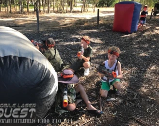 Mobile Laser Quest: Backyard Battlefields