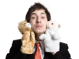 Kids love playing with puppets!