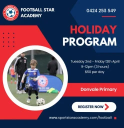 April 2024 Holiday Program Doncaster East Soccer Classes &amp; Lessons