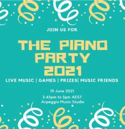 Zoom for Piano Party 2021 Chatswood Piano &amp; Keyboard Classes &amp; Lessons
