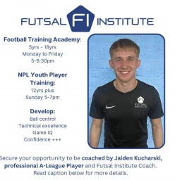 Meet our Coaches: Professional A-League player Jaiden Kucharski Prospect Futsal Clubs