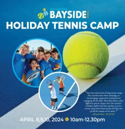 BAYSIDE HOLIDAY TENNIS CAMP - Registrations are open! Williamstown Tennis Coaches &amp; Instructors