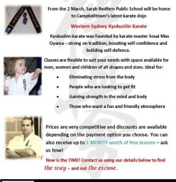 First two lessons FREE Leumeah Karate Classes &amp; Lessons