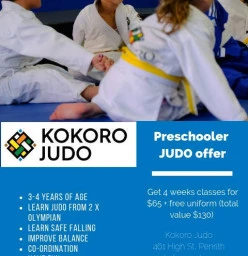 Preschooler Judo ( 3- 4 years of age) Penrith Judo Classes &amp; Lessons