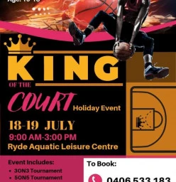 King of the Court Five Dock BasketBall School Holiday Activities