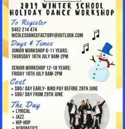 Winter School Holiday Dance Workshop 2019 North Rocks Ballet Dancing Classes &amp; Lessons