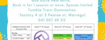 School Holiday Workshops Warragul Gymnastics Classes &amp; Lessons