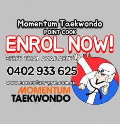 Book your Free trial Class! FREE UNIFORM! Point Cook Taekwondo Clubs