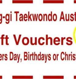 Birthday Gift  Vouchers Cornubia Taekwondo Schools