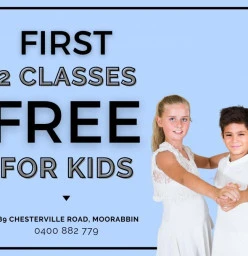 x2 FREE Kids Dance Classes Moorabbin Ballroom Dancing Schools