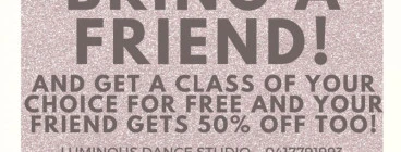 Bring a Friend in Term 1 2020 Seaford Ballet Dancing Classes &amp; Lessons