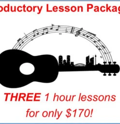 3 x 1 hour lessons for only $170! Artarmon Guitar Classes &amp; Lessons