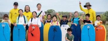 School Holiday - Little Bunyips Boogie Boarding &amp; Fishing Glynde Outdoor &amp; Adventure School Holiday Activities