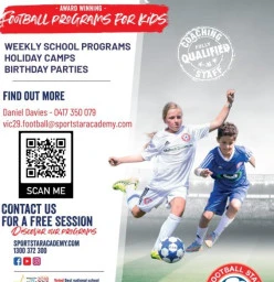 Free Soccer Trial Eltham North Soccer Classes &amp; Lessons