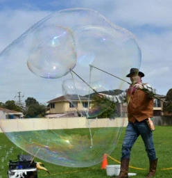Billy the Kidding, Bubble Wrangler Melbourne Attractions