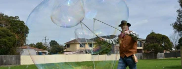Billy the Kidding, Bubble Wrangler Melbourne Attractions