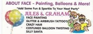 ABOUT FACE - Painting, Balloons & More