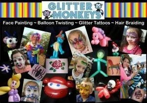 Glitter Monkeys Face Painting Geelong