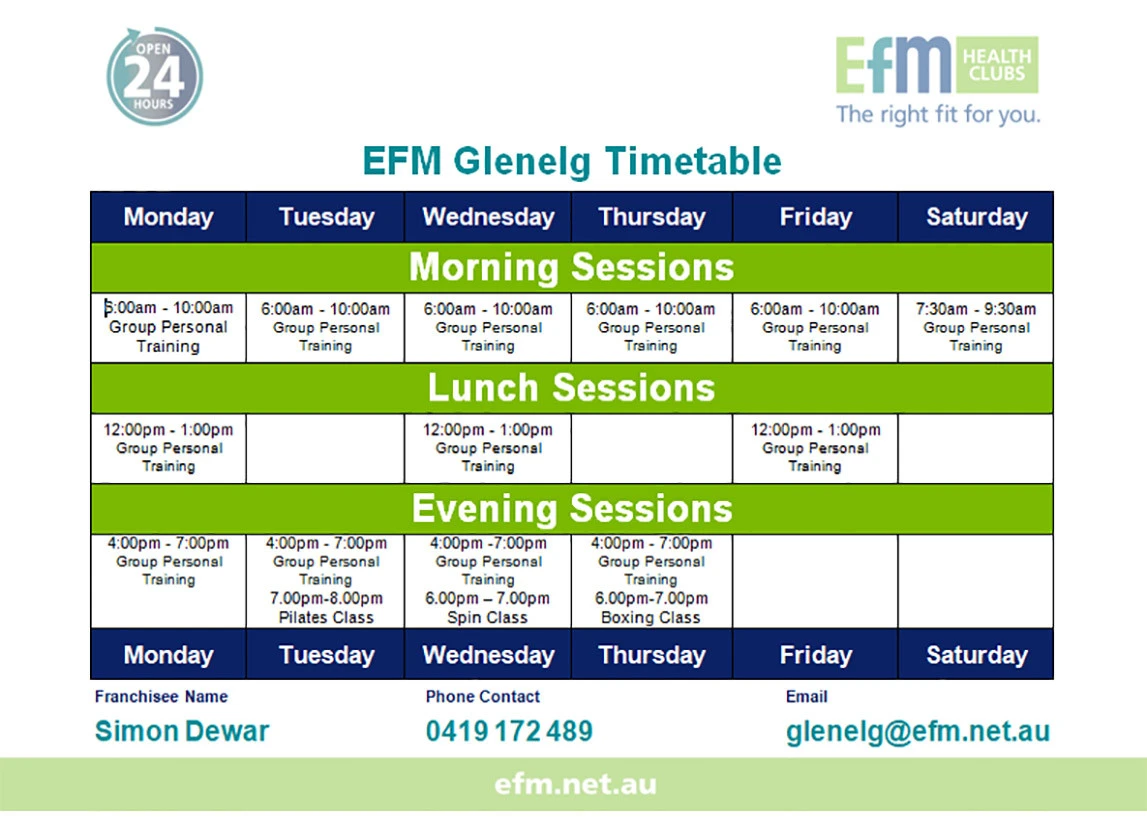 EFM Glenelg