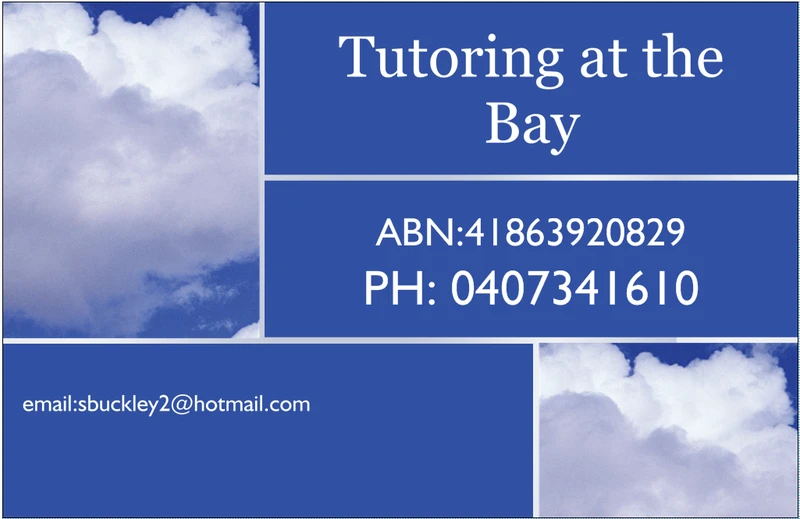 Tutoring at the Bay