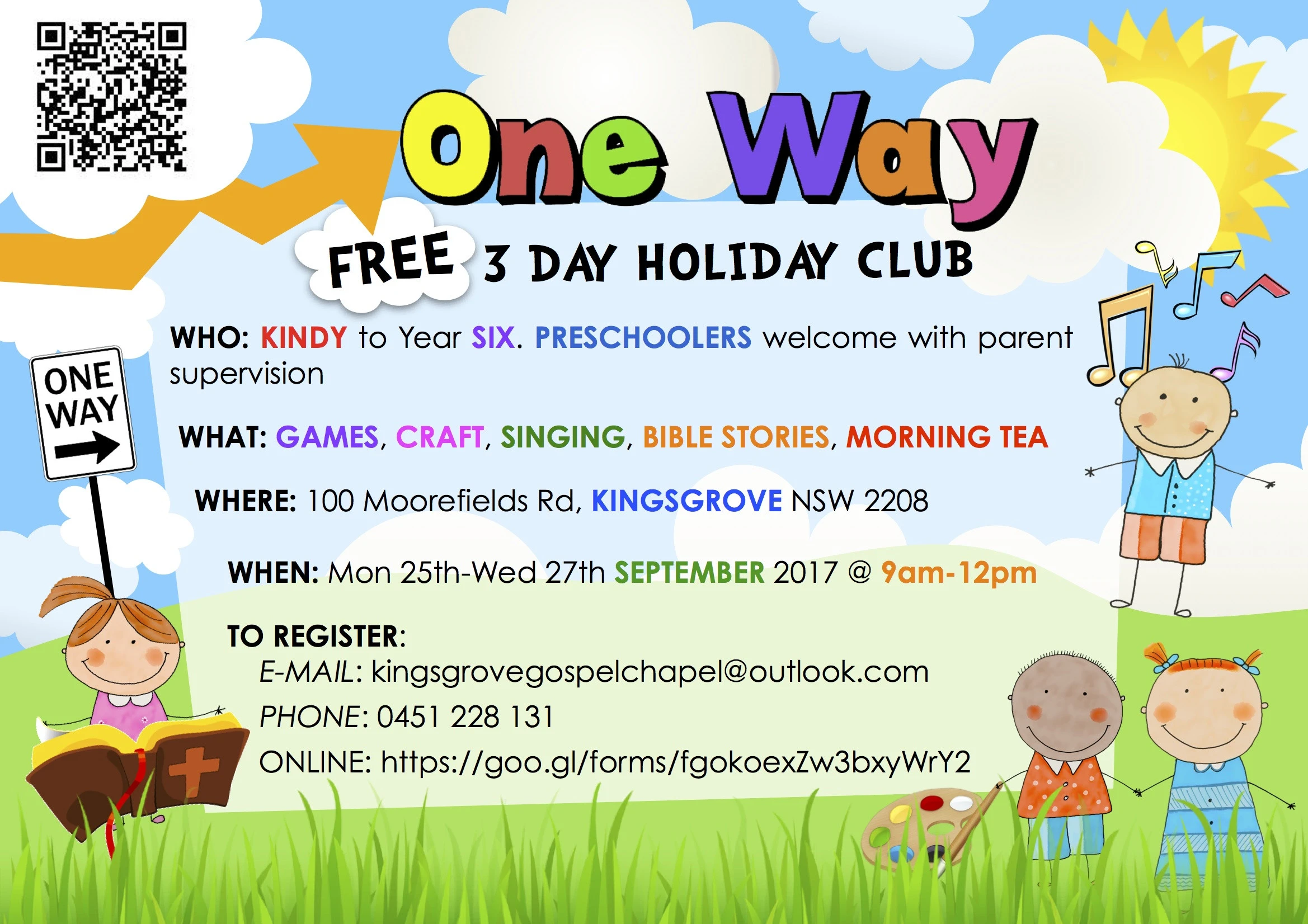 Free Holiday Club Kingsgrove