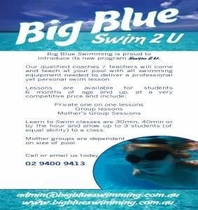 Big Blue Swim 2 U