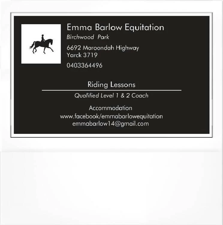Emma Barlow Equitation
