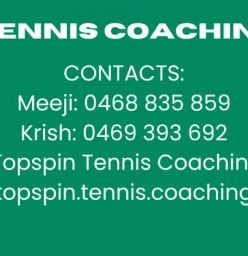 FREE TRIAL CLASS Topspin Tennis Coaching Pendle Hill Tennis Classes &amp; Lessons